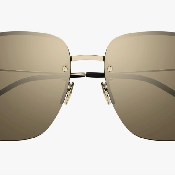 Yves Saint Laurent/YSL Rimless Metal Sunglasses (SL 312 M-006) - Picture 4 of 10